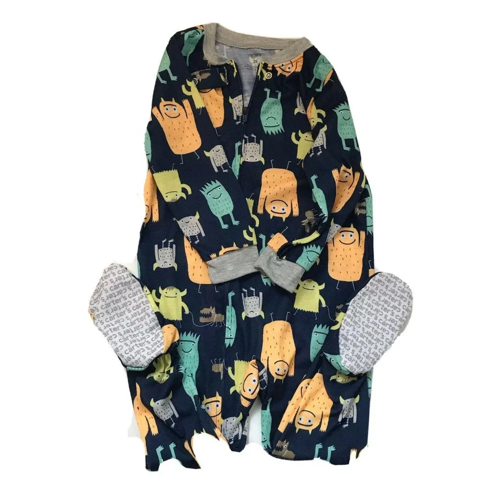 Carters navy footie